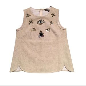 Banana Republic Jeweled Bug Tank